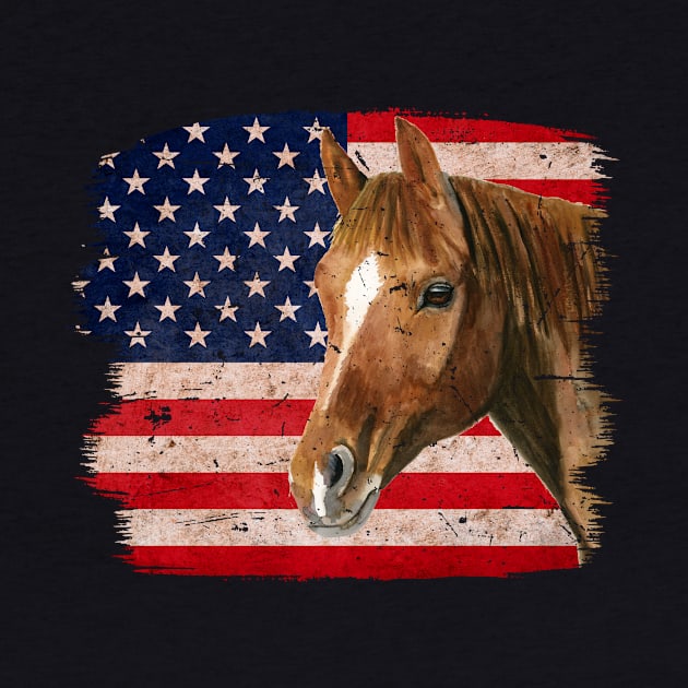 Derby USA Flag Horse Vintage Preakness Stakes by CoolFuture